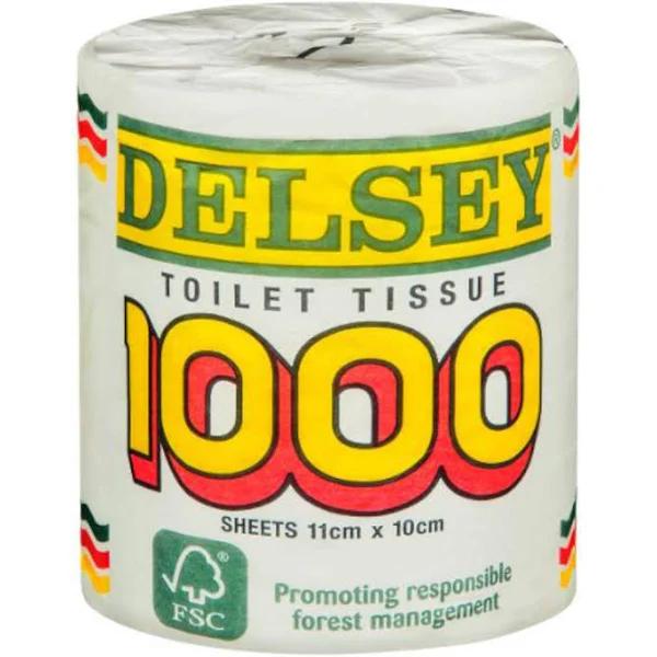 Delsey Toilet Tissue 1000 Sheets