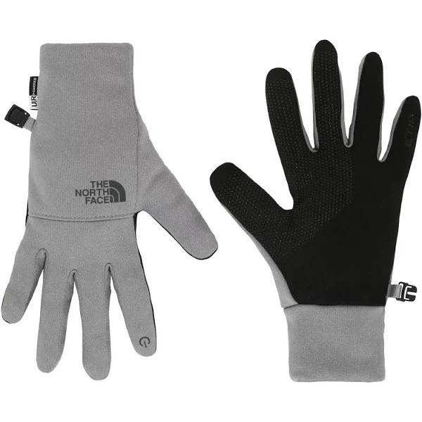 The North Face Etip Recycled Gloves Grey Black Women - L