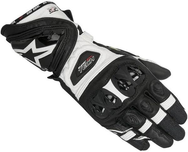 Alpinestars Supertech Gloves - Black White S