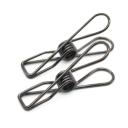 Morgan & Taylor Small Stainless Steel Pegs 40 Pack in Black