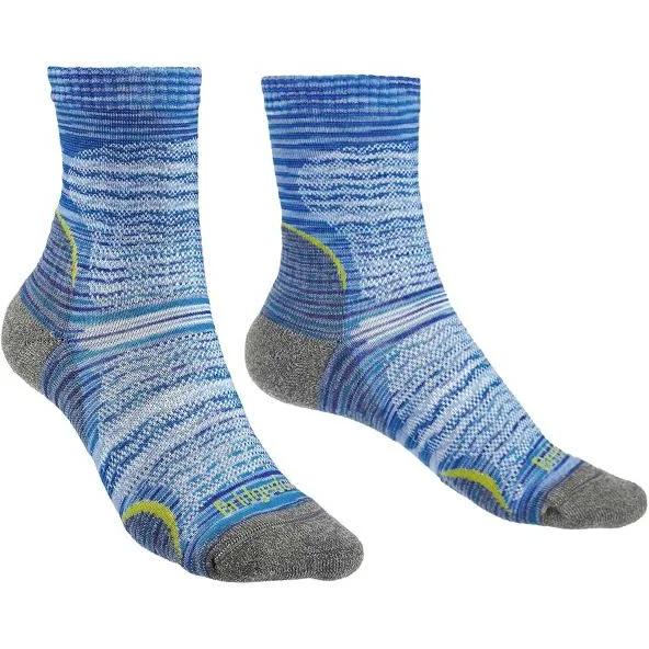 Bridgedale Women's Merino Performance Hike Socks (Ultra Light - Blue)