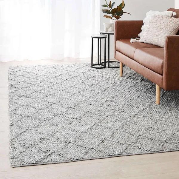 Kmart Phoenix Rug - Grey, Extra Large, Size: 270cm x 180cm