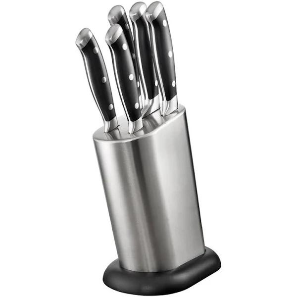 Artisan Stahl 6 Piece Knife Block by Baccarat