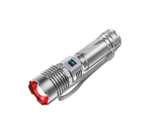 Rechargeable LED Flashlight Lumens Brightest Powerful Handheld Flashlight Super Bright Flashlight with 4 Modes