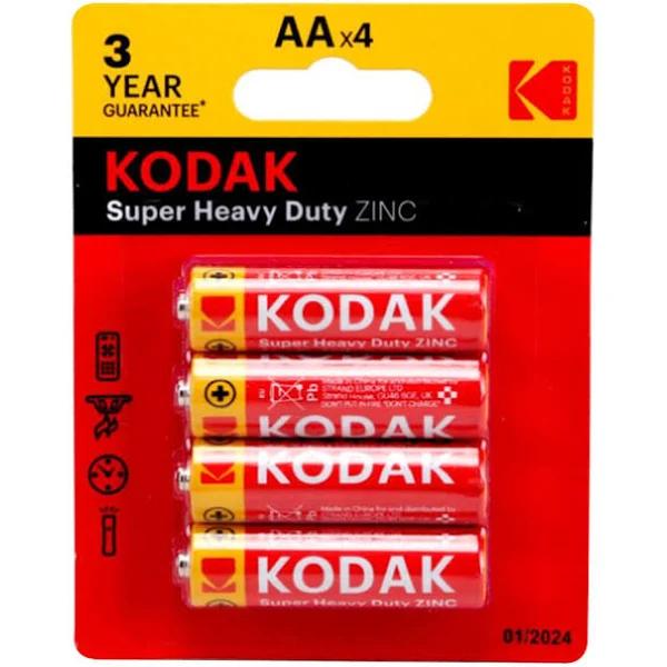 AA Battery - Kodak - Super Heavy Duty (Pack of 4)