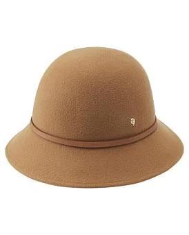 David Jones Helen Kaminski Alto 6 Hat in Camel/Camel