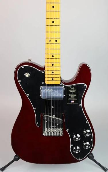 Fender American Vintage II 1977 Telecaster Custom - Maple Fingerboard - Wine