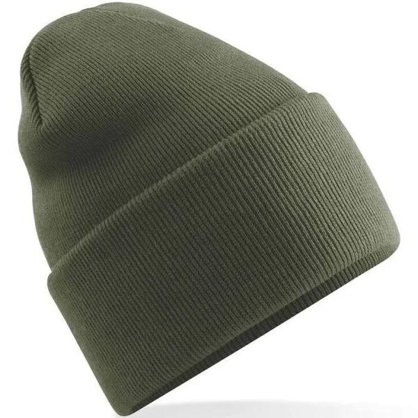 Original Deep Cuffed Beanie Olive Green - Beechfield BF40R