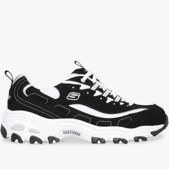 Skechers D'Lites - Biggest Fan Sneaker Black/White