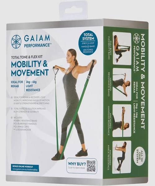 Gaiam - Green Training Equipment - Performance Total Tone and Flex Mobility and Movement - Size One Size at The Iconic