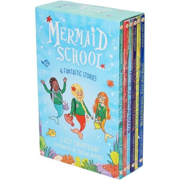 Mermaid School Series 6 Books Collection Box Set by Courtenay & Dempsey