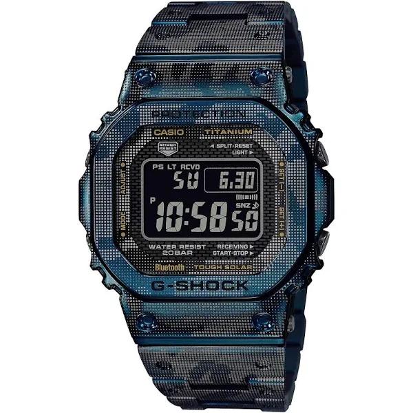 G-Shock Gmwb5000tcf-2 Titanium Full Metal Blue Limited Edition