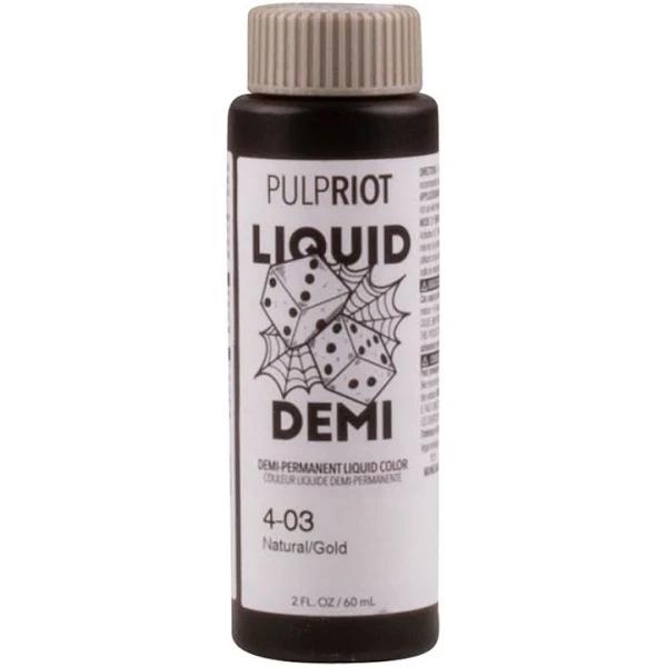 Pulp Riot Liquid Demi 60ml - Natural/Gold 4-03