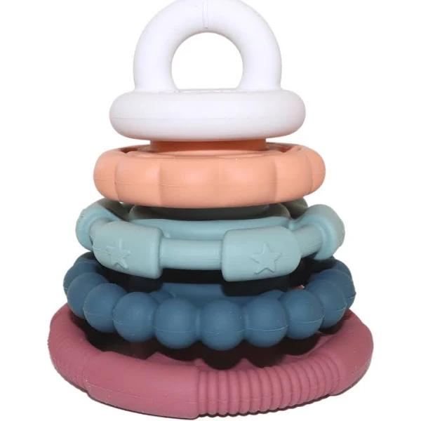 Jellystone Rainbow Stacker & Teether Toy Earth