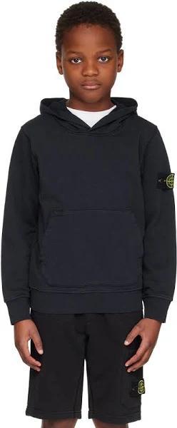 Stone Island Junior Kids Navy Patch Hoodie