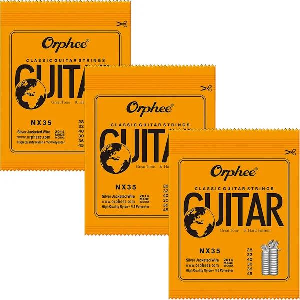 Orphee NX35 Tie On Classical Nylon Acoustic Guitar Strings (28-45)