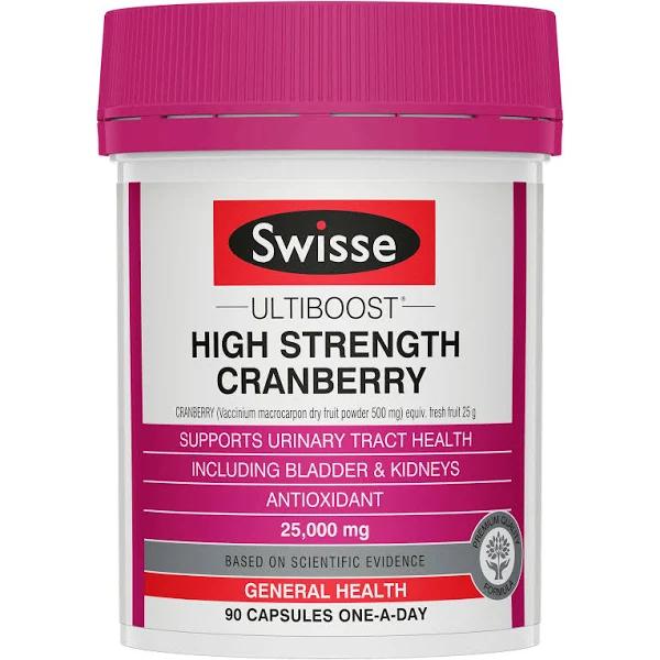 Swisse Ultiboost High Strength Cranberry 90 Capsules