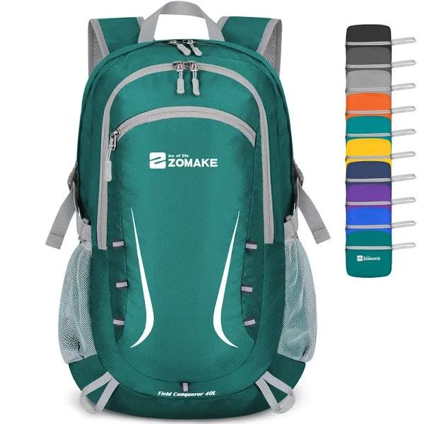 ZOMAKE Foldable Backpack 40L - Lightweight Folding Backpacks Packable Hiking Daypack For Travel Camping Outdoor