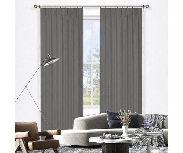 Leicester Room Darkening Pinch Pleat Curtains