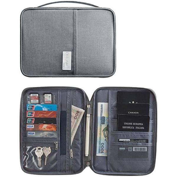 Waterproof Passport Holder Travel Document Wallet RFID Bag Family Case Organizer