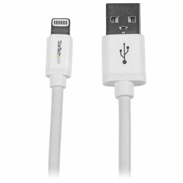 StarTech 2m White 8 Pin Lightning to USB Cable