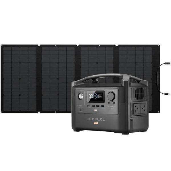 EcoFlow Delta Power Station With One 160W Solar Panel