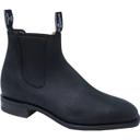 R.M. Williams Black Oily Fern Comfort Craftsman Chelsea Boots