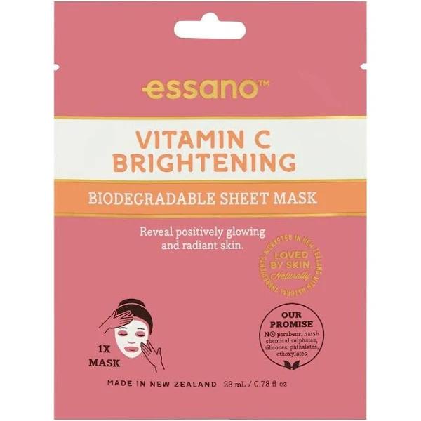 Essano Vitamin C Brightening Biodegradable Sheet Mask 23ml