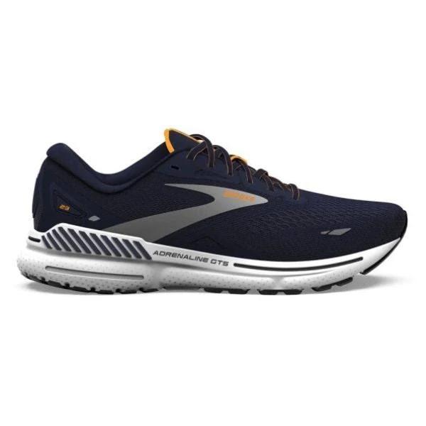 Brooks Adrenaline GTS 23 Mens Shoe - US 12.5 / Navy/Saffron/White