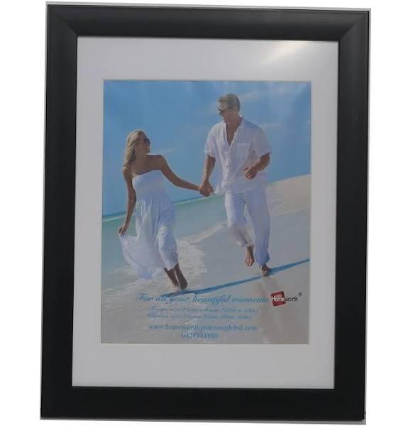 Homeworth Picture Frames Certificate Frames Black White Timber Color Black / Mat Boarder Window For Photo 8x10"