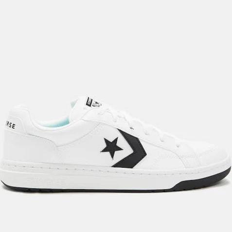 Converse - White Low-Tops - Pro Blaze V2 Synthetic Leather Sneakers - Unisex - Size M5/W7 at The Iconic