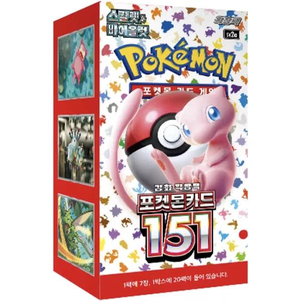 Pokemon TCG 151 sv2a Booster Box Korean Version