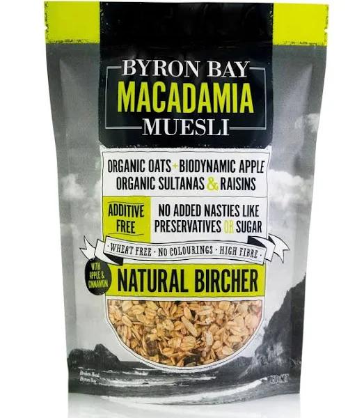 Byron Bay Macadamia Muesli Natural Bircher 450g