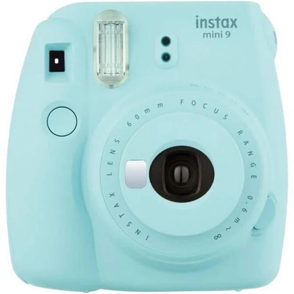 Fujifilm Instax Mini 9 Ice Blue Instant Camera + Film 8 11 12 Fuji