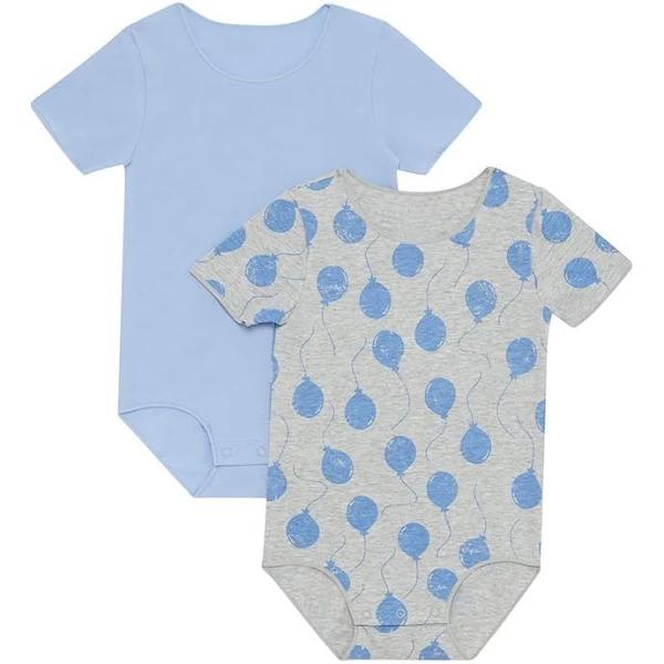 Bonds Wonderbodies Bodysuit 2 Pack in Blue 000