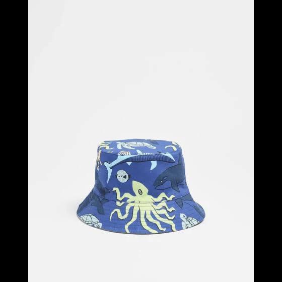 Boys Bucket Hat | Blue | Size 4-6 by Target Kids