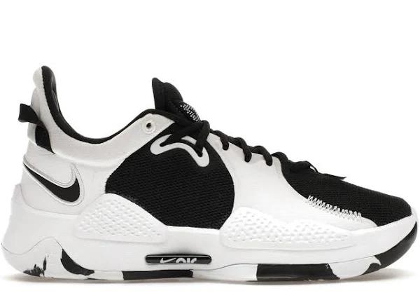 Nike PG 5 TB 'Black White' Sneakers | Grey | Men's Size 7.5