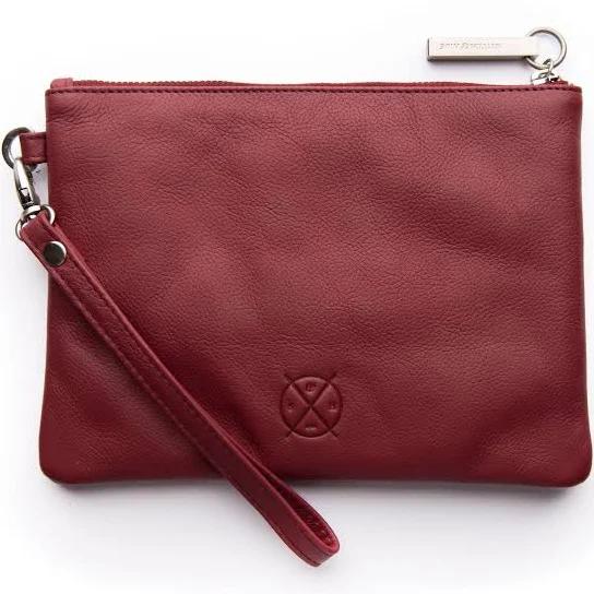 Stitch & Hide Cassie Clutch ' Cherry