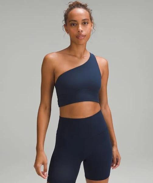 Women's Align Asymmetrical Bra Light Support, A/B Cup in True Navy Size 12 | by lululemon