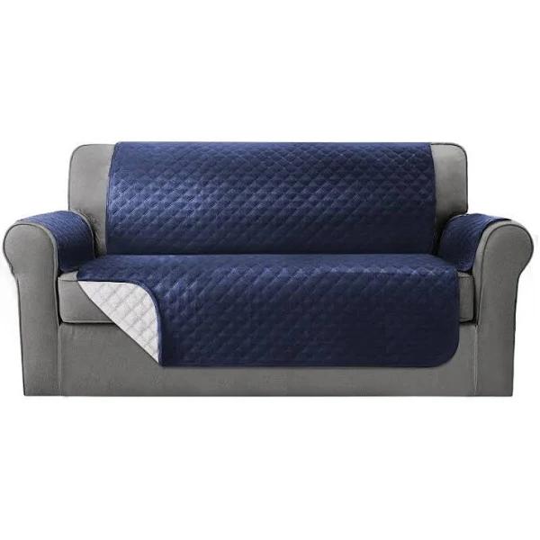 Artiss Sofa Cover Couch Covers Quilted 100% Water Resistant 3 Seater Navy