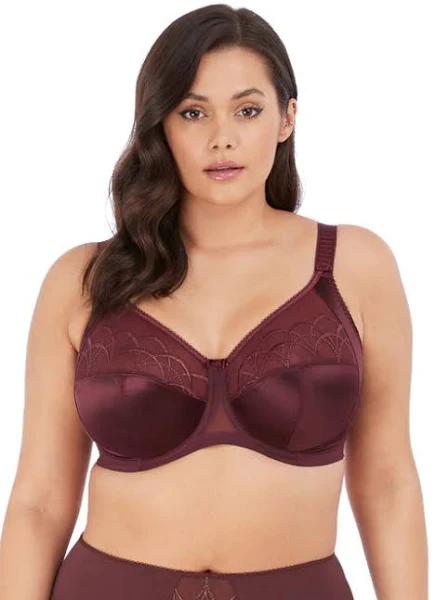 Elomi Cate Underwired Full Cup Banded Bra - Raisin - 24FF Raisin