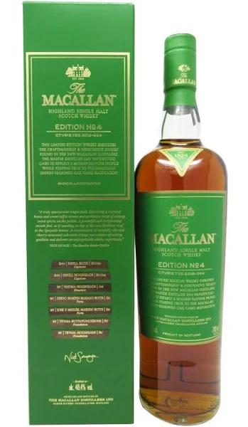 The Macallan Edition No. 4 Single Malt Scotch Whisky 700ml