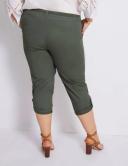 Autograph Woven 7/8 Double Layer Pants - Khaki - Womens Trousers - Size 20 - Ezibuy