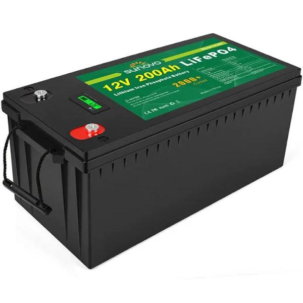 12V 200Ah Deep Cycle Lifepo4 Battery Rechargeable Lithium