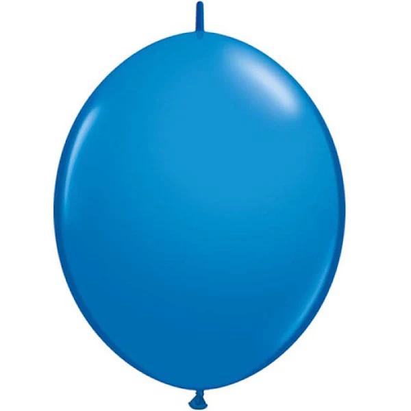 Qualatex 12" Dark Blue Quicklink Latex Balloons (50ct)