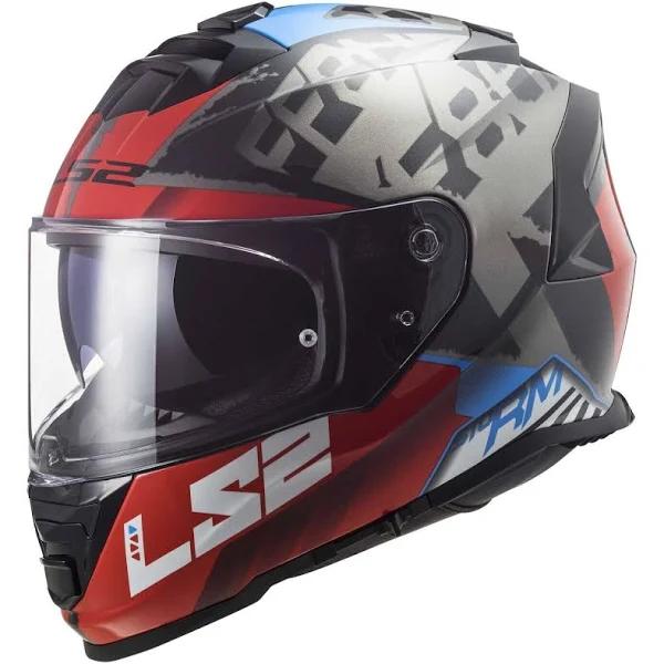 LS2 FF800 Storm Sprinter Helmet (Black|Silver|Cobalt)