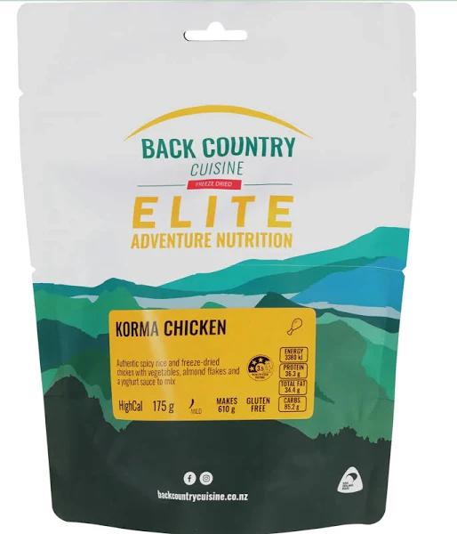 Back Country Cuisine Elite High Cal Korma Chicken Regular