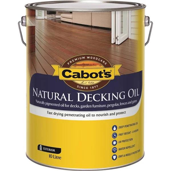 Cabot's 10L Merbau Natural Decking Oil