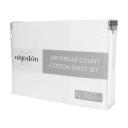 Algodon 300TC Cotton Sheet Set - White King