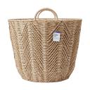 Kmart Round Herringbone Paper Rope Basket in Natural